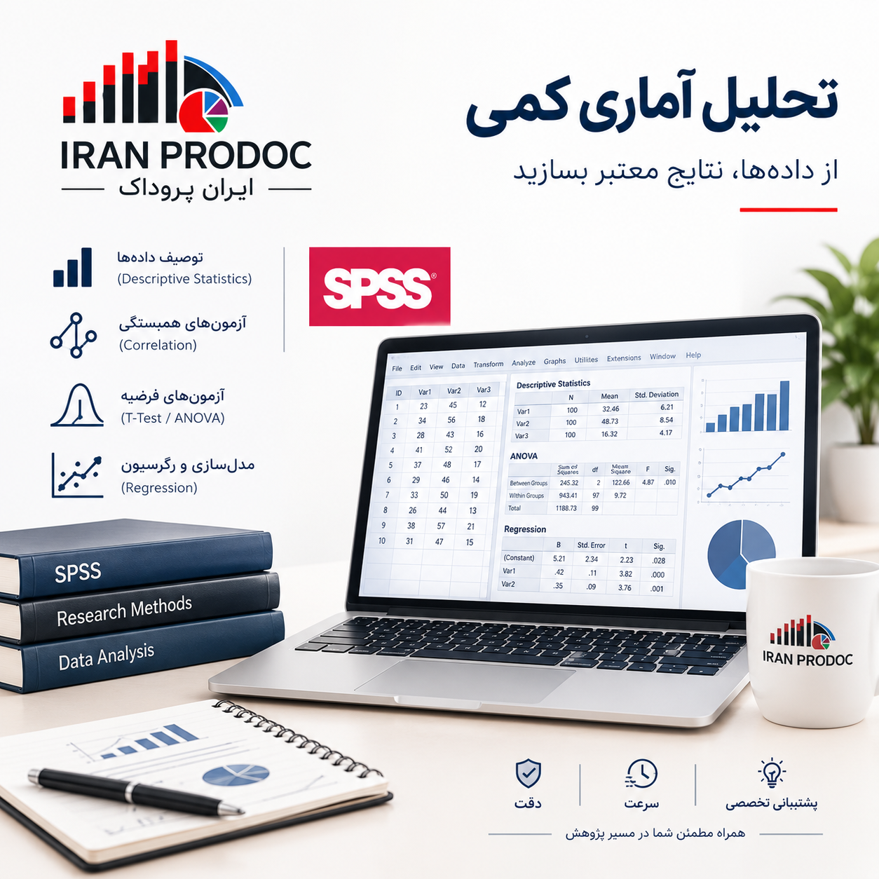 تحلیل آماری کمی فوری